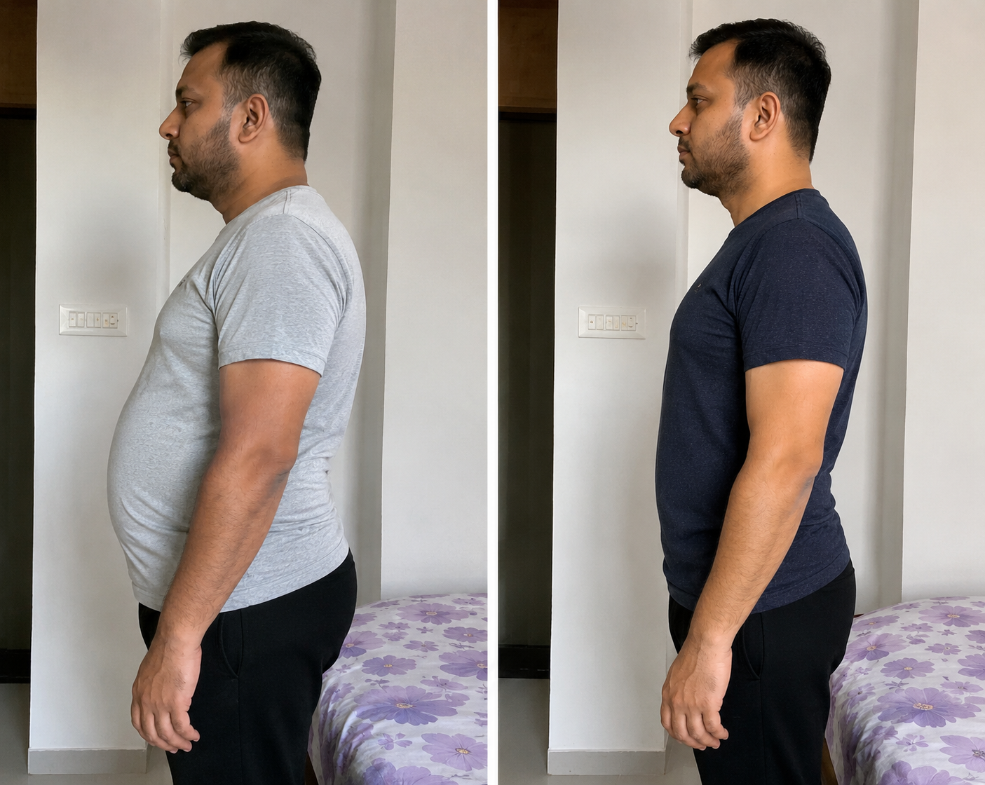 Rohit Deshmukh — before and after transformation